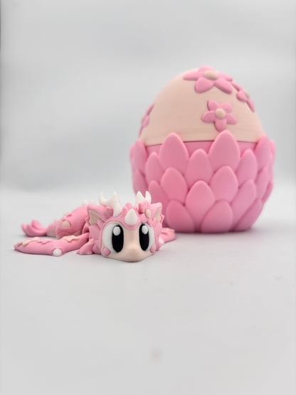 Hatchling Surprise: The Curious Blossom Dragon