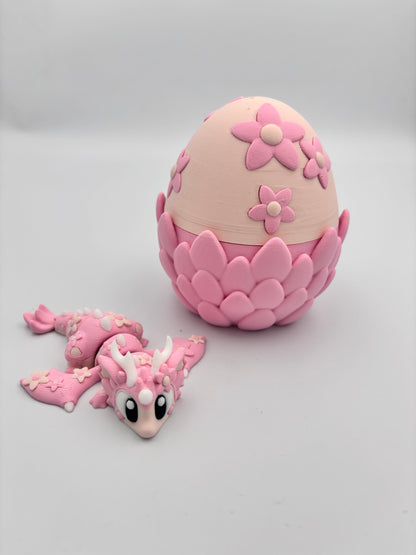 Hatchling Surprise: The Curious Blossom Dragon